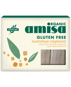 Amisa Organic Buckwheat Crispbread (Gluten Free) 120g