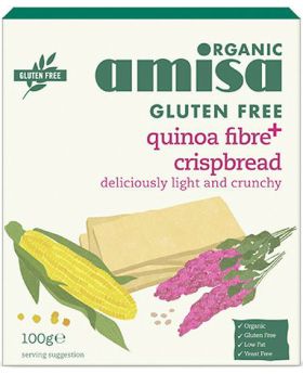 Amisa Organic Protein Lentil Crispbread (Gluten Free) 100g