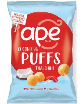 Ape Thai Chilli Coconut & Rice Puffs 25g