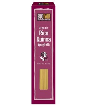 BioFair Fairtrade & Organic Gluten Free Rice Quinoa Spaghetti 250g