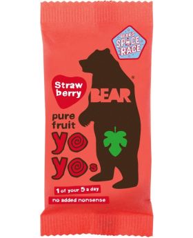 Bear Pure Fruit Strawberry Yoyos 20g