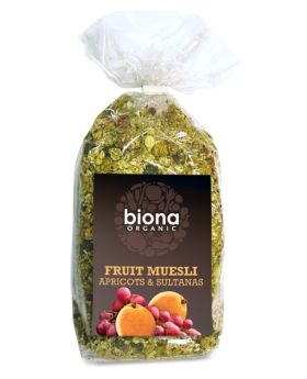 **Biona Organic Fruit Muesli - Apricots and Sultanas 500g  