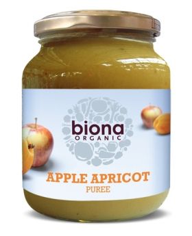 **Biona Organic Apple & Apricot Puree -No added sugar 360g 