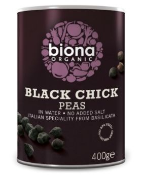 Biona Black Chick Peas Organic 400g