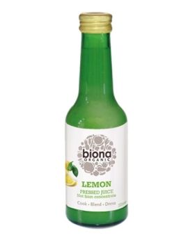 Biona Lemon Juice Organic - Not from Concentrate 200ml