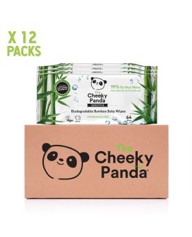 Cheeky Panda Biodegradable 64 Baby Wipes Multi Pack