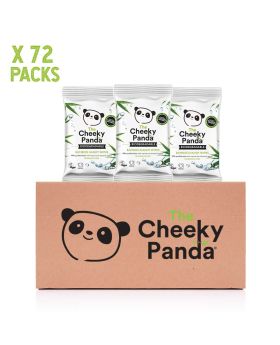 Cheeky Panda Biodegradable Bamboo Handy Wipes 12's