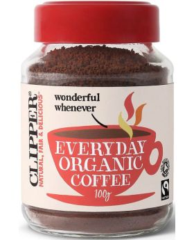 Clipper Organic & Fairtrade Rich Roast Instant Coffee Granules 100g