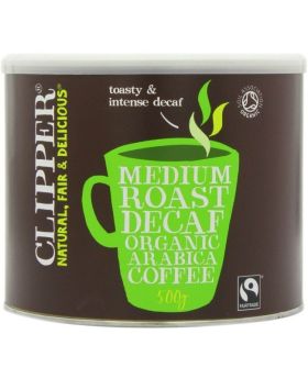 Clipper Organic & Fairtrade Inst Freeze Dried Decaf Cof Tin 500gx1