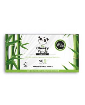 Cheeky Panda Dinner Napkin Bamboo 2ply 50 sheets