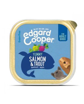 Edgard & Cooper Salmon Trout Beetroot & Spinach 150g 