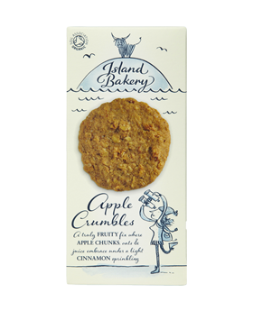 Island Bakery Biscuits - Apple Crumbles 125g