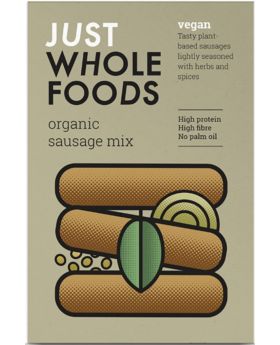 Just Wholefoods ORG Vegan Sausage Mix 125g