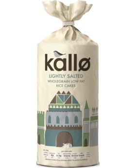 Kallo Low Fat Rice Cakes - Lightly Salted 130g