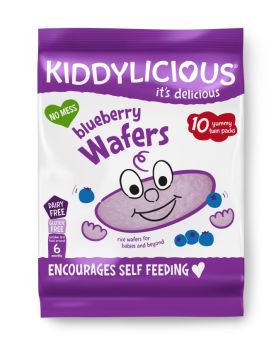 Kiddylicious Blueberry Wafers Maxi Bag 40g (10s)