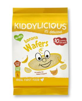 Kiddylicious Banana Wafers Maxi Bag 40g (10s)