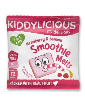 Kiddylicious Strawberry & Banana Smoothie Melts 6g