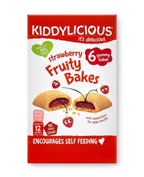 Kiddylicious Strawberry Fruity Bakes 132g (6's)