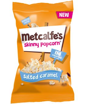 Metcalfe's Skinny Salted Caramel Popcorn 25g