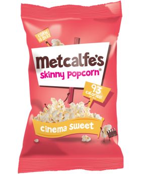 Metcalfe's Skinny Cinema Sweet Topcorn 20g