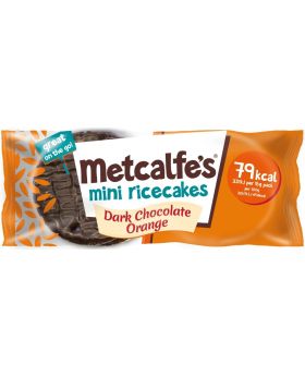 Metcalfe's Skinny Dark Orange Choc Mini Rice Cakes 16g