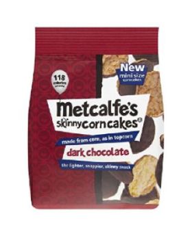 Metcalfe's Popcorn Dark Chocolate Mini Thins 50g