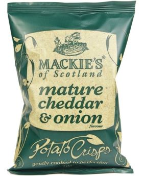 Mackie's Mature Cheddar & Onion Potato Crisps 40g