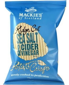 Mackie's Ridge Sea Salt & Vinegar Potato Crisps 40g