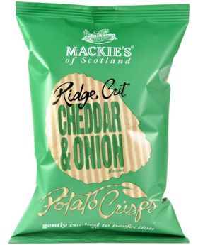 Mackie's Ridge Cheddar & Onion Potato Crisps 40g