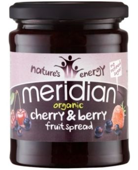 Meridian ORG Cherry & Berry Fruit Spread 284g