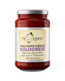 Mr Organic Bolognese Pasta Sauce (glass jar) 350g