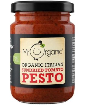 Mr Organic Vegan Sun Dried Tomato Pesto (glass jar) 130g