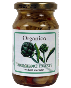 Organico Organic Artichoke Hearts In Herb Marinade 190g