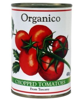 Organico Organic Chopped Tomatoes From Tuscany 400g