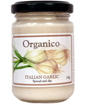 Organico Organic Italian Garlic Spread & Dip 140g