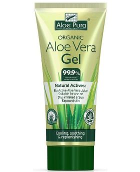 Optima AP Organic Aloe Vera Skin Gel Bio Active AV Juice 200ml