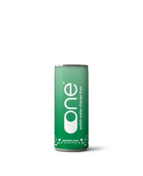 One Water Sparkling Can 330ml