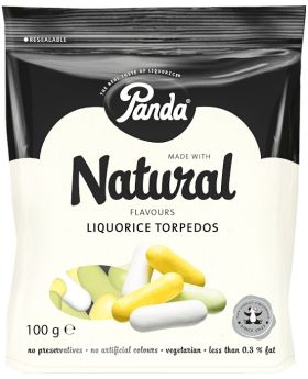 Panda Liquorice Torpedos 100g