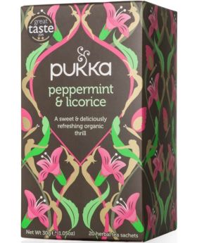 Pukka ORG Peppermint & Licorice Tea 36g (20's)