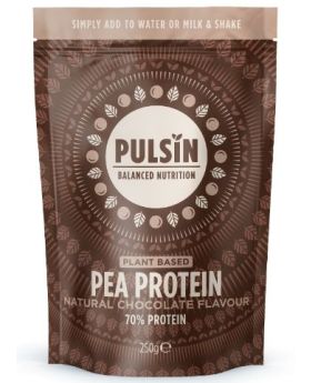 Pulsin natural Chocolate Flavour Pea Protein Powder 250g