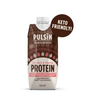 Pulsin Ready to drink Cacao & Maca 330ml