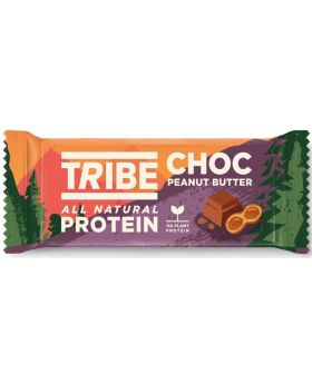 TRIBE Nut Butter Triple Decker Choc Peanut Vegan Protein Bar 40g