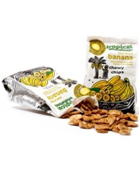 Tropical FT & Organic Chewy Banana Chips 150g