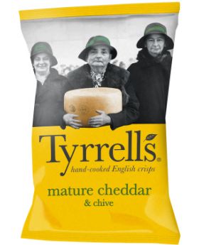 Tyrrells Crisps Cheddar & Chive 40g