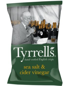 Tyrrells Crisps Sea Salt & Vinegar 40g