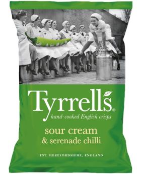 Tyrrells Dorset Sour Cream & Serenade Chilli 40g