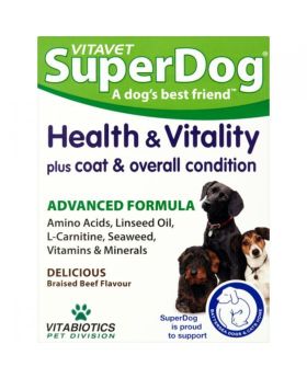 Vitavet Superdog Health & Vitality Tablets 30s