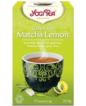 Yogi Tea Green Tea Matcha Lemon Org 17 bags